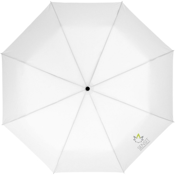 Guarda-chuva dobrável automático de 21’’ "Wali" - Branco