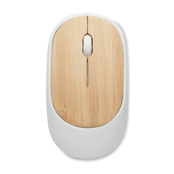 MB - Wireless mouse in bamboo Curvy Bam
