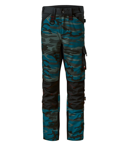Pracovné Nohavice Pánske Rimeck® Vertex Camo - Camouflage Petrol / 60