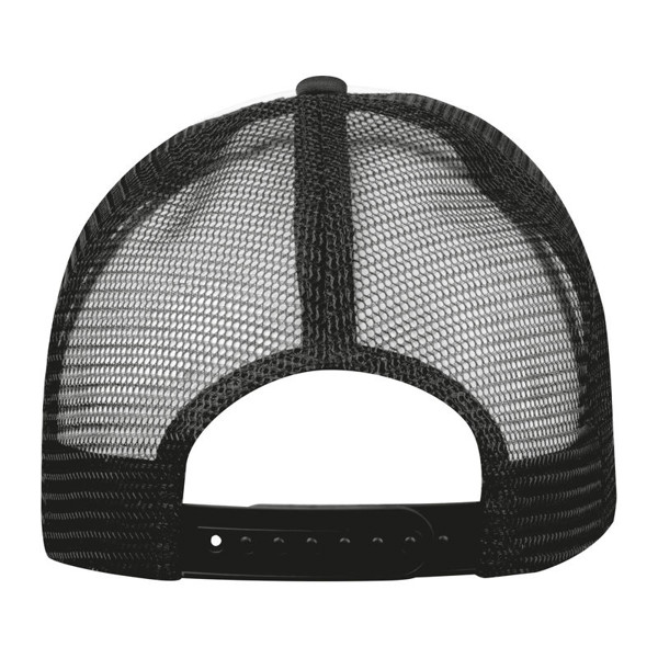 5-panel Trucker Cap Egmond - Black