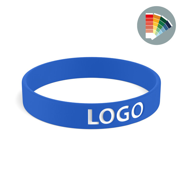 Pulsera de silicona personalizada (12mm width)