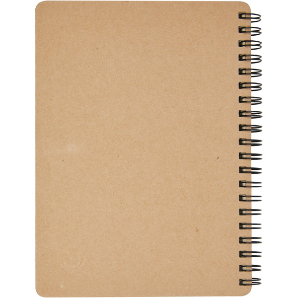 Priestly recycled notebook with pen - Natural / Red