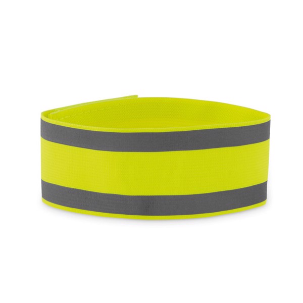 Sports armband in lycra Visible Me - Neon Yellow