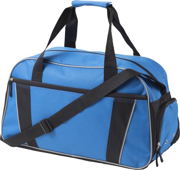 Polyester (600D) sports bag - Light Blue