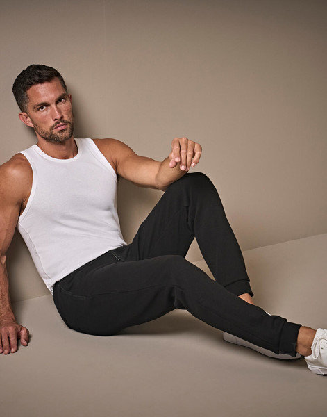 Ribbed Interlock Pants - Black / L