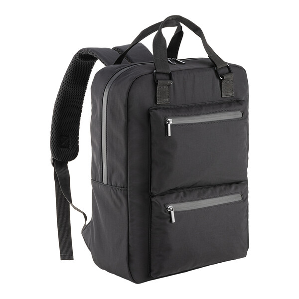 15 Inch Laptop Backpack Made Of 70 Percent Polyester And 30 Percent Nylon 280D - Black
