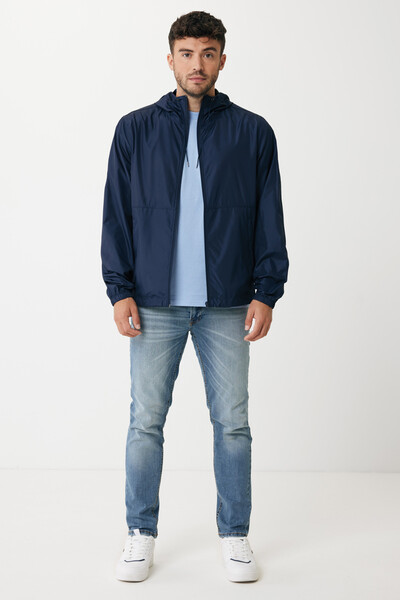 Veste légère en polyester recyclé IQONIQ Logan - Bleu Marine / M