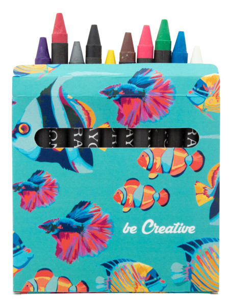 Custom 12 Pc Crayon Set Craxon 12