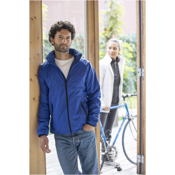 Dinlas men's lightweight jacket - Solid Black / XL