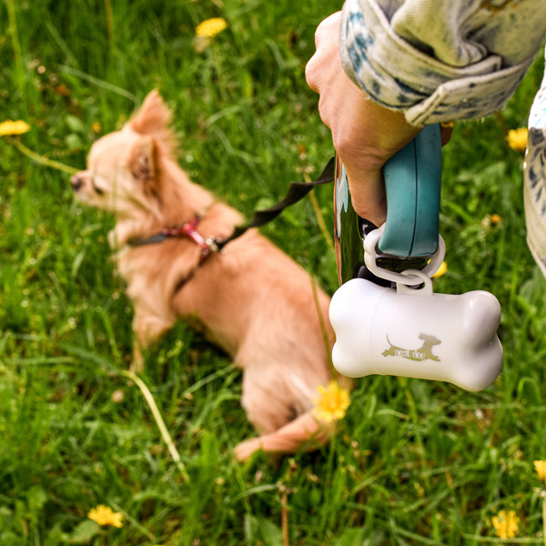 Neat Dog Dispenser for dog waste bags - White