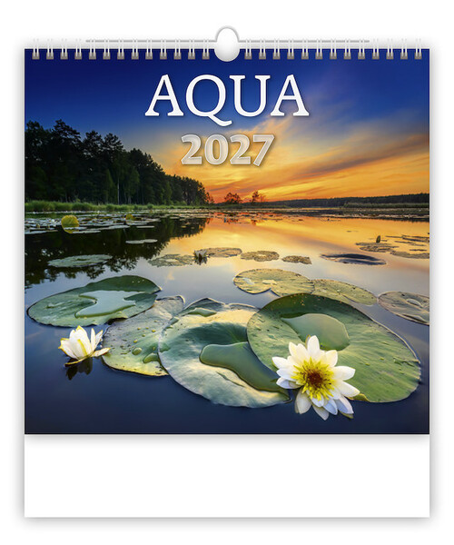 Nástěnný kalendář Aqua 2027