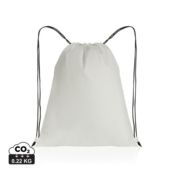 Sac cordelettes en rPET 190T Impact AWARE™ - Blanc