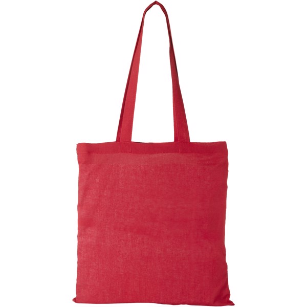 Carolina 100 g/m² cotton tote bag 7L - Red