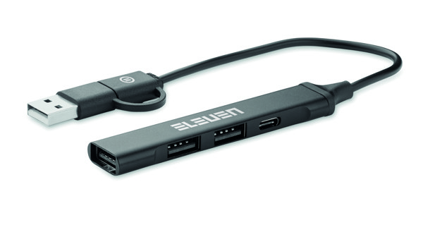 USB 4 port hub 19 cm Current