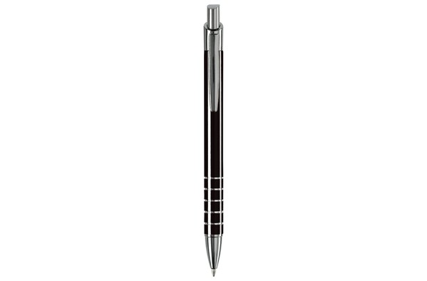 Talagante aluminum ball pen 5 rings - Black