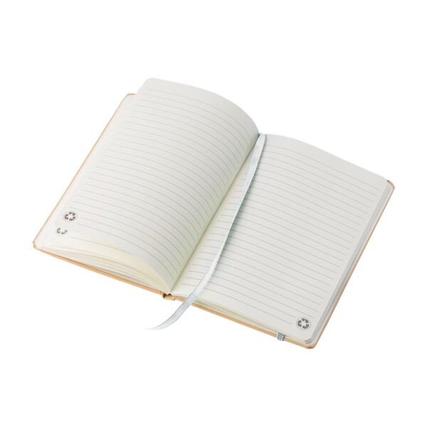 Caderno Gianni | Reciclado | A5 | Pautado - branco