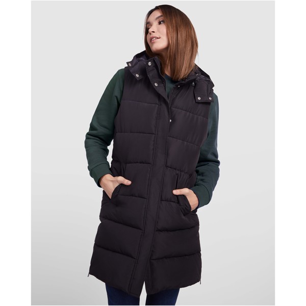 Reine women's insulated bodywarmer - Solid Black / M