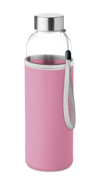 Bottiglia in vetro 500ml Utah Glass - Rosa Baby