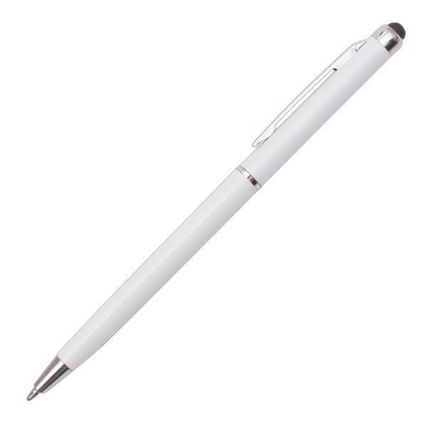 Touch Point plastic ballpen - White