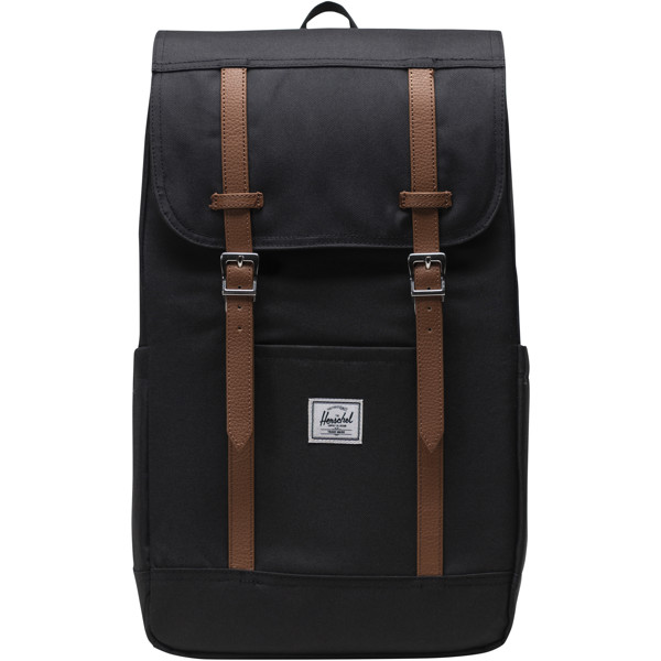 Herschel Retreat™ recycelter Laptop-Rucksack 23 L - schwarz