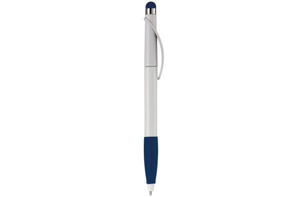 Cosmo stylus with grip - White / Dark blue