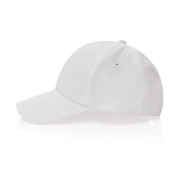 Impact 6 Panel Kappe aus 190gr rCotton mit AWARE™ Tracer - Weiß