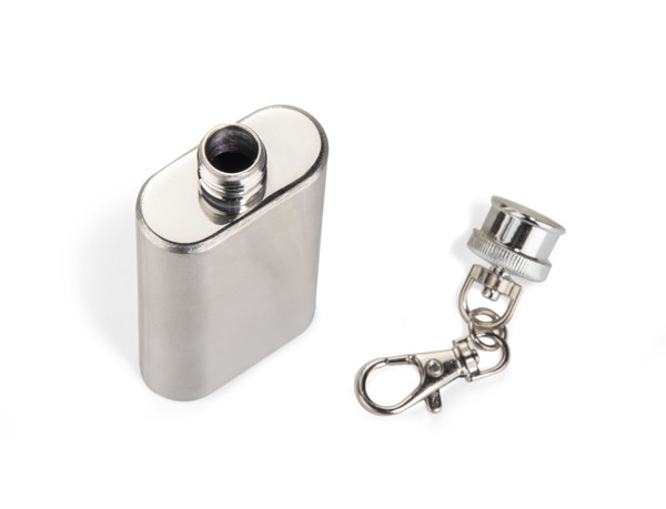 Hip flask keychain FLASIK 50 ml