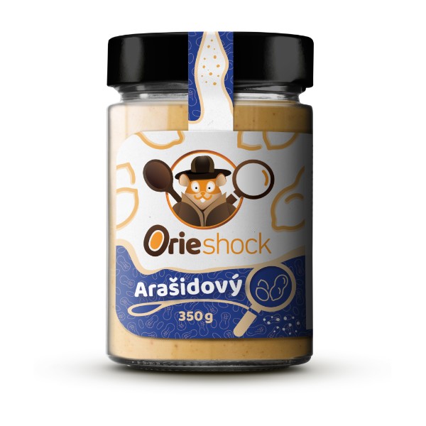 Orieshock Arašidový krém 350g 100% naturálny
