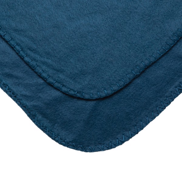 Fleece blanket in pouch - Navy