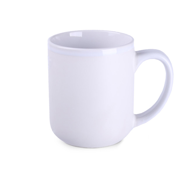 Grand ceramic mug, 110 mm height, 91 mm diameter - White
