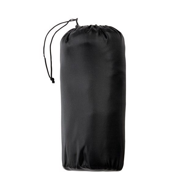 Fleece blanket in pouch - Black