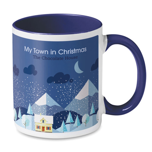 Coloured sublimation mug Sublimcoly - French Navy