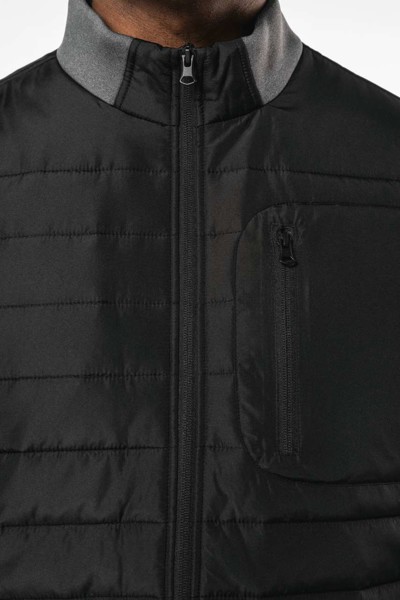 Men's Bi-Material Padded Jacket - M