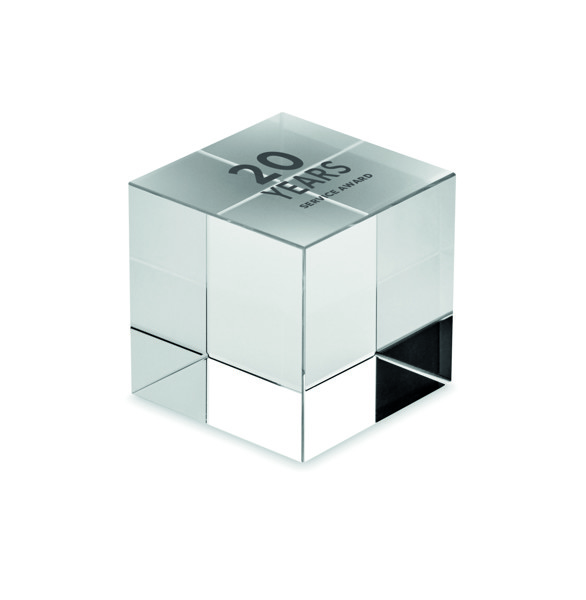 Glass cube award Kubeward