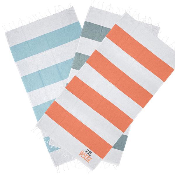 Serviette De Plage - Bleu Turquoise