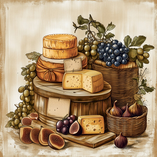 Notique Poznámkový Kalendář Farmářské Trhy 2027, Plastic Free, 30 x 30 cm