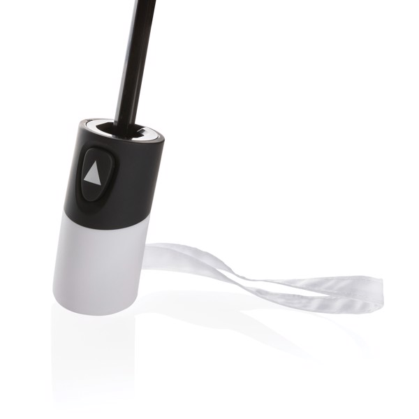 21" Impact AWARE™ RPET 190T mini paraply, automatisk åbning, hvid -