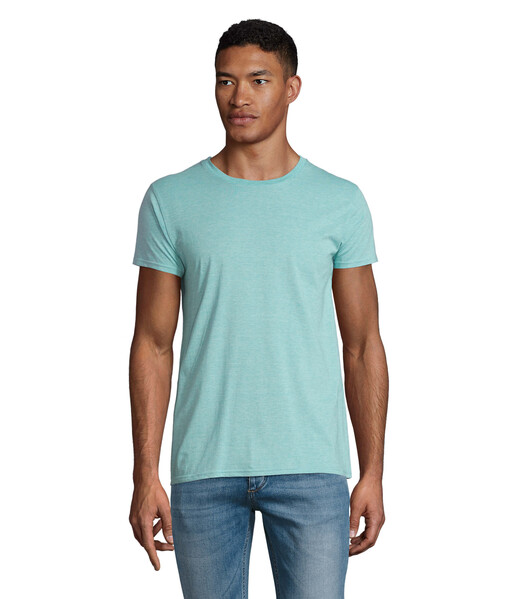 CRUSADER MEN T-shirt 150g - Heather Light GreenL