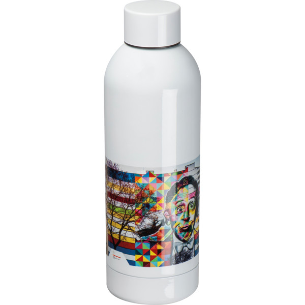 Sublimation drinking bottle 500ml SARA - White
