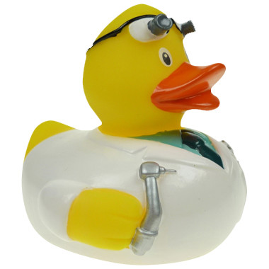 Pato de goma odontologo