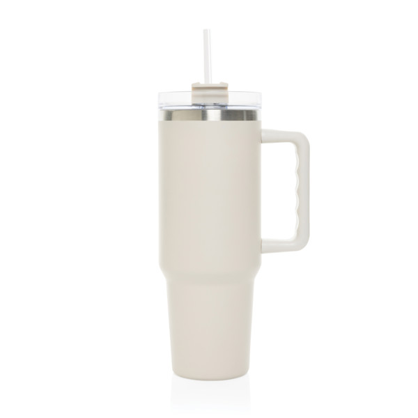 Termohrnek 1200ml Peakflow z RCS recykl. nerezové oceli - Warm Brown