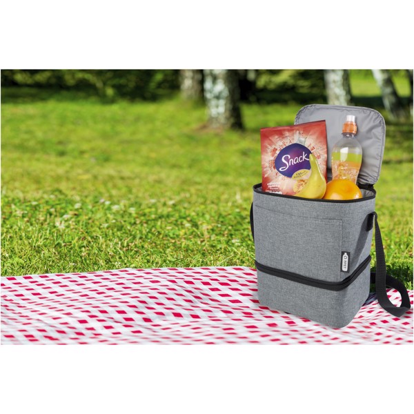 Tundra GRS rPET Lunch Kühltasche für 9 Dosen 9L - heather grau