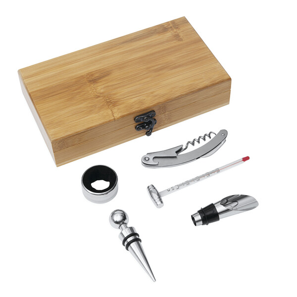 Wine Set Bamboo Pleasure
