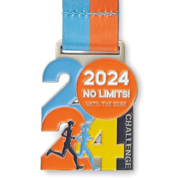 Medalha em liga de zinco com forma personalizada até 80mm X 80mm
