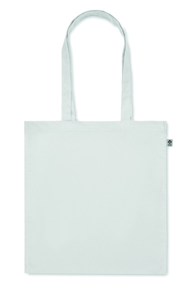 Shopper in cotone biologico Bente Colour - Bianco