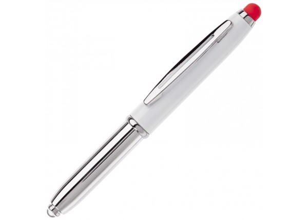 Stylus shine, with light - White / Red