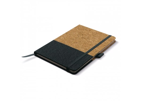 Cork notebook A5 - Black