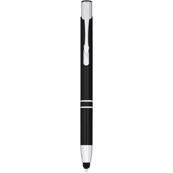 Stylet Stylo bille métallique Moneta (encre bleue) - Noir