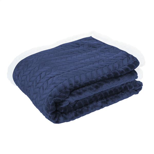 Couverture Rpet Foglio - Bleu Foncé