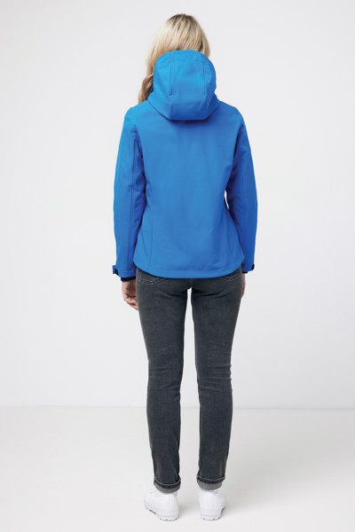 Iqoniq Makalu women recycled polyester soft shell jacket - Royal Blue / XXL